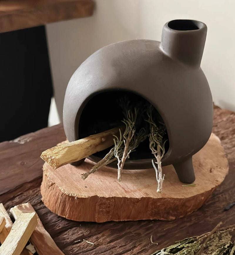 手工純陶燃薰爐｜連接原始大地能量